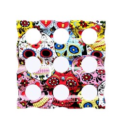 La Catrina 3D Baskılı Melamin Sigara Küllüğü 9cm - Atomic (1)