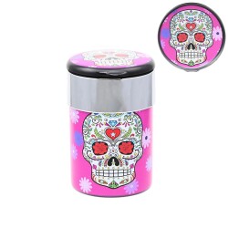 La Catrina Led Işıklı Araç Araba Küllüğü Pembe 9cm - Atomic
