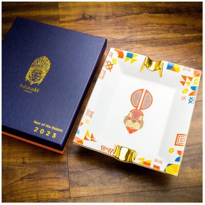 Lubinski 2023 Rabbit Porselen Puro Küllüğü Beyaz/Gold 2li - 3