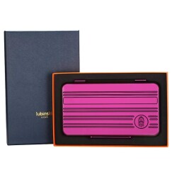 Lubinski Aluminyum Metal Puro Taşıma Çantası Pembe 5li - 3