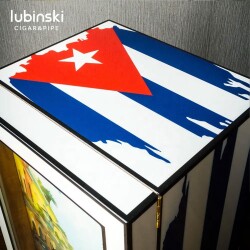 Lubinski Cuban Flag 3 Çekmeceli Humidor Puro Kutusu 120s - 3