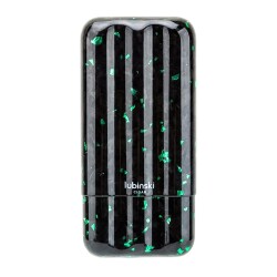 Lubinski Karbon Fiber Yeşil Part Puro Kılıfı Siyah 3lü (60Ring) - Lubinski