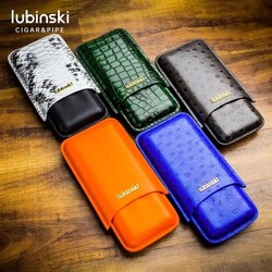 Lubinski Deri Puro Kılıfı Croco Orange 3lü (60Ring) - Thumbnail