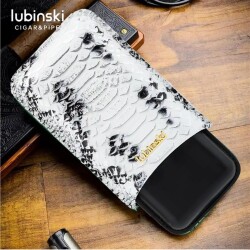 Lubinski Deri Puro Kılıfı Croco Silver/Siyah 3lü (60Ring) - Lubinski (1)