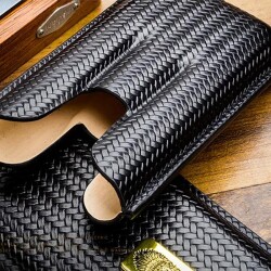 Lubinski Deri Puro Kılıfı Örgü Desen Siyah 3lü (60Ring) - Lubinski (1)