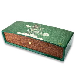 Lubinski Dragon Humidor Puro Kutusu Yeşil Lake 150s - Lubinski