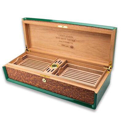 Lubinski Dragon Humidor Puro Kutusu Yeşil Lake 150s - 2