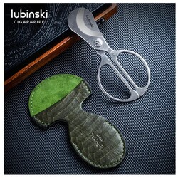 Lubinski Grid Puro Makası Deri Yeşil Kılıflı (56Ring) - Thumbnail