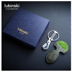 Lubinski Grid Puro Makası Deri Yeşil Kılıflı (56Ring) - 4