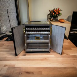 Lubinski İtaly 2 Çekmeceli Humidor Puro Kutusu Ceviz 120's - Lubinski İtaly (1)