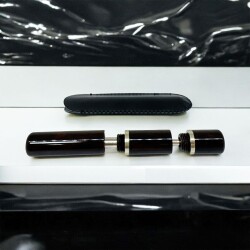 Lubinski İtaly Akrilik Lüks Pipo Karıştırıcı Seti 3lü Kahve - Lubinski İtaly (1)