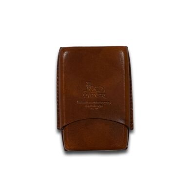 Lubinski İtaly Deri Toscanello Puro Kılıfı Düz Kahve 4lü - 1