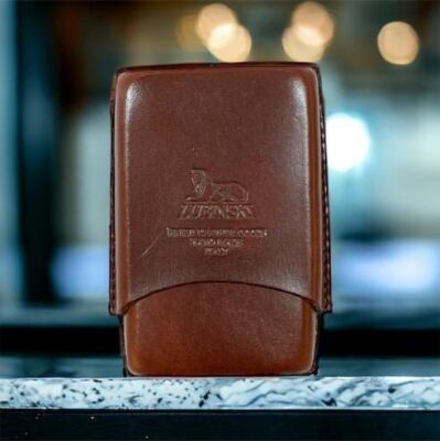 Lubinski İtaly Deri Toscanello Puro Kılıfı Düz Kahve 4lü - 2