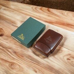 Lubinski İtaly Deri Toscanello Puro Kılıfı Düz Kahve 4lü - 3