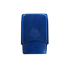 Lubinski İtaly Deri Toscanello Puro Kılıfı Düz Mavi 4lü - Lubinski İtaly