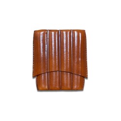 Lubinski İtaly Deri Toscanello Puro Kılıfı Oluklu Taba 4lü - Lubinski İtaly