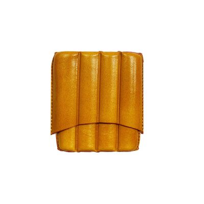 Lubinski İtaly Deri Toscanello Puro Kılıfı Oluklu Taba 4lü - 1