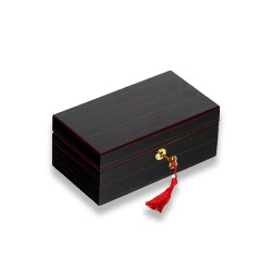 Lubinski İtaly Mini Humidor Puro Kutusu Maun 10's - 1