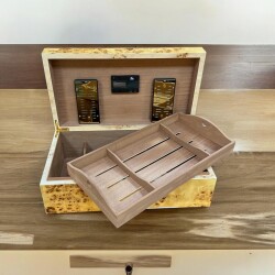 Lubinski İtaly Sedir Humidor Puro Kutusu Mapa Kavak 200's - Lubinski İtaly (1)