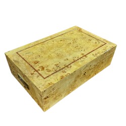 Lubinski İtaly Sedir Humidor Puro Kutusu Mapa Kavak 300's - Lubinski İtaly