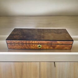 Lubinski İtaly Toscano Humidor Puro Kutusu Karaağaç 20's - 4