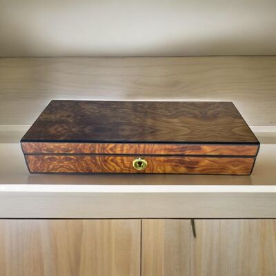 Lubinski İtaly Toscano Humidor Puro Kutusu Karaağaç 20's - 4