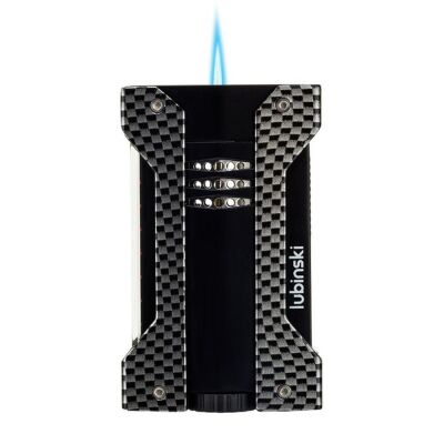 Lubinski Karbon Puro Seti Çakmak-Kesici-Küllük-Sehpa-Kılıf-Ağızlık - 2