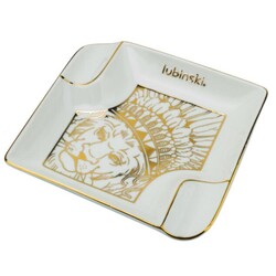Lubinski - Lubinski Lion Porselen Puro Küllüğü Beyaz/Gold 2li (1)