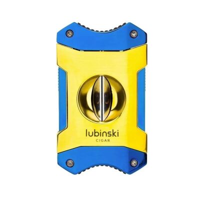 Lubinski Metal Sehpalı V Puro Kesici Mavi-Gold 60 Ring - 1