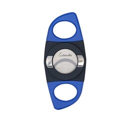 Lubinski Plastik Standlı Puro Kesici Siyah/Mavi 60 Ring - Thumbnail