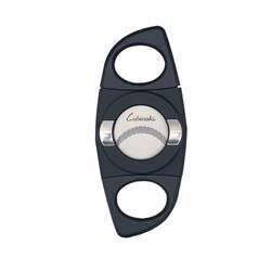Lubinski Plastik Standlı Puro Kesici Siyah/Siyah 60 Ring - Thumbnail
