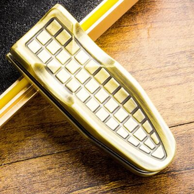 Lubinski Puro Standı ve 3 Kademeli Puro Delici Antik Bronz - 6