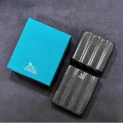 Lubinski Titanium KarbonFiber Toscanello Puro Kılıfı Siyah 4lü - 3