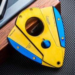 Lubinski Yaprak Model Puro Kesici Mavi-Gold 60ring - Lubinski (1)