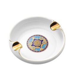 Lubinski Yuvarlak Porselen Puro Küllüğü Beyaz 2li - Lubinski