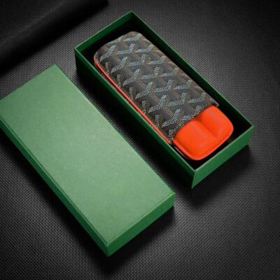 Maison Desenli Deri Puro Kılıfı 2'li Turuncu/Kahve 60Ring - 3