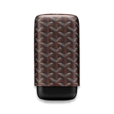 Maison Desenli Deri Puro Kılıfı 3'lü Siyah/Kahve 60Ring - 1