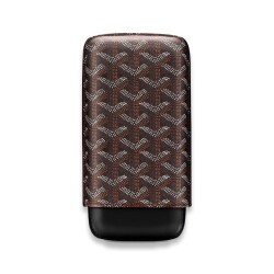 Maison Desenli Deri Puro Kılıfı 3'lü Siyah/Kahve 60Ring - CigarLoong