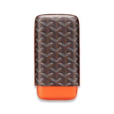 Maison Desenli Deri Puro Kılıfı 3'lü Turuncu 60Ring - 1