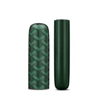 Maison Desenli Deri Puro Kılıfı Tekli Yeşil 60Ring - 5