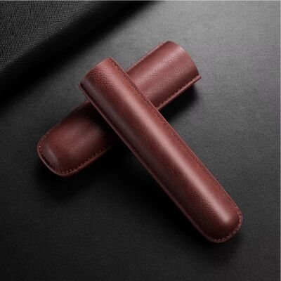 Maison Düz Deri Puro Kılıfı Tekli Kahve 60Ring - 3