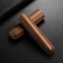 Maison Düz Deri Puro Kılıfı Tekli Taba 60Ring - 3