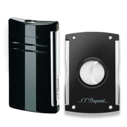 MaxiJet Çakmak ve S-Cut Kesici Seti Siyah - 1