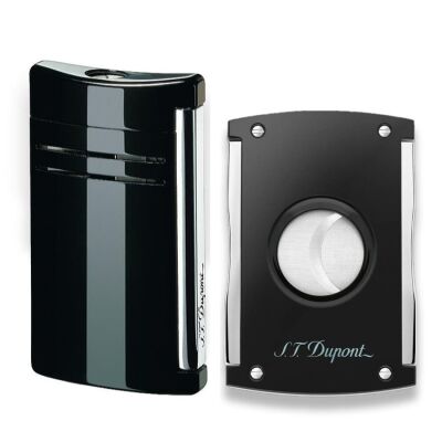 MaxiJet Çakmak ve S-Cut Kesici Seti Siyah - 1