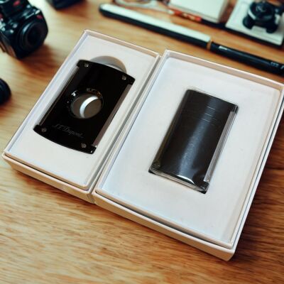 MaxiJet Çakmak ve S-Cut Kesici Seti Siyah - 2