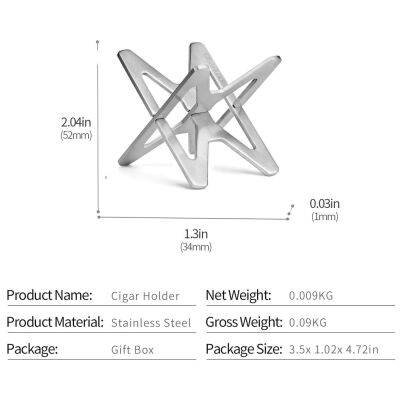 Metal Katlanır Puro Sehpası Standı Kılıflı Krom - 4