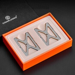 Metal Katlanır Puro Sehpası Standı Kılıflı Krom - CigarLoong (1)