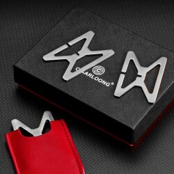 Metal Katlanır Puro Sehpası Standı Kılıflı Krom - 3