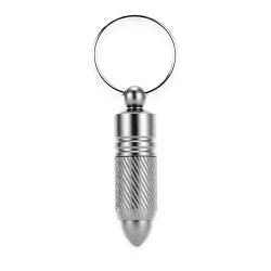 Metal Yaylı Puro Delici Anahtarlık Silver - 3