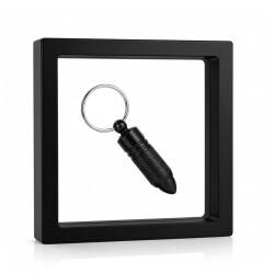 Metal Yaylı Puro Delici Anahtarlık Siyah - 1